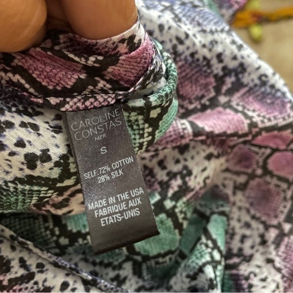 Caroline Constas Hera Cotton and Silk Skirt Coverup Small - Picture 8 of 8